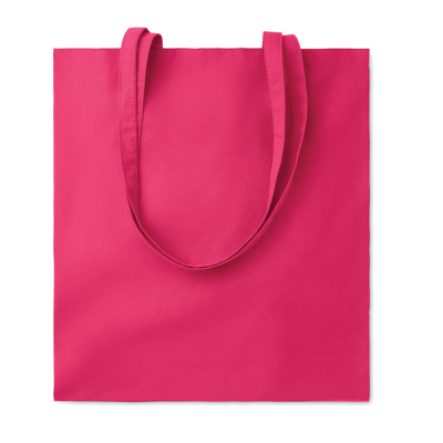 Picture of 140G COTTON SHOPPER TOTE BAG in Fuchsia