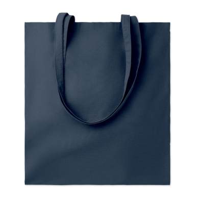 Picture of 140 GR & M² COTTON SHOPPER TOTE BAG in Blue.