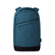 Picture of 2 TONE BACKPACK RUCKSACK INCL USB PLUG in Blue