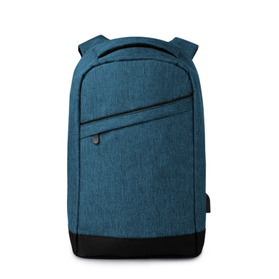 Picture of 2 TONE BACKPACK RUCKSACK INCL USB PLUG