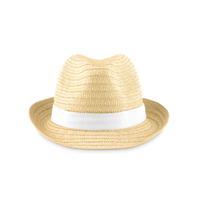 Picture of PAPER STRAW HAT in White