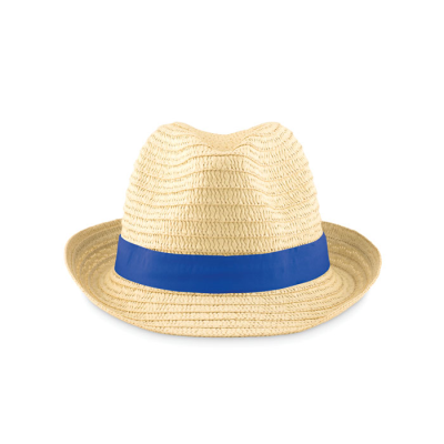 Picture of PAPER STRAW HAT in Blue