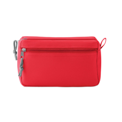 Picture of PVC FREE COSMETICS BAG in Red