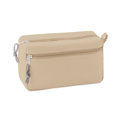 Picture of PVC FREE COSMETICS BAG in Beige