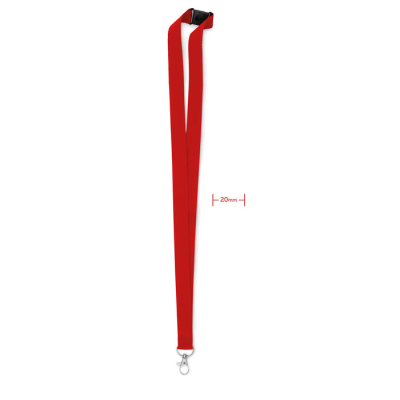 Picture of LANYARD HOOK AND BUCKLE 20 MM in Red.