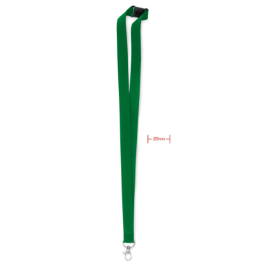 Picture of LANYARD HOOK AND BUCKLE 20 MM in Green.