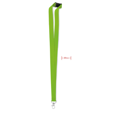 Picture of LANYARD HOOK AND BUCKLE 20 MM in Lime
