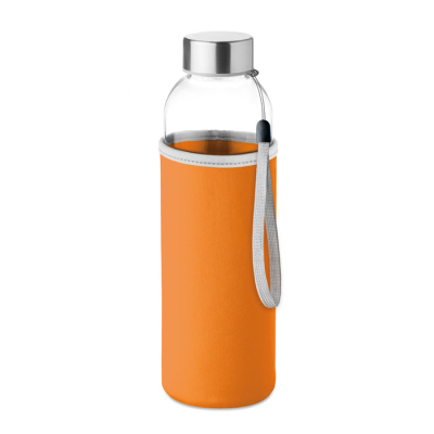 Picture of GLASS BOTTLE in Orange