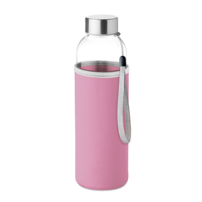 Picture of GLASS BOTTLE in Pink