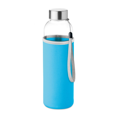 Picture of GLASS BOTTLE in Turquoise