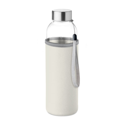 Picture of GLASS BOTTLE in Beige.