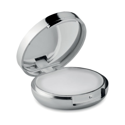 Picture of MIRROR LIP BALM in Shiny Silver.