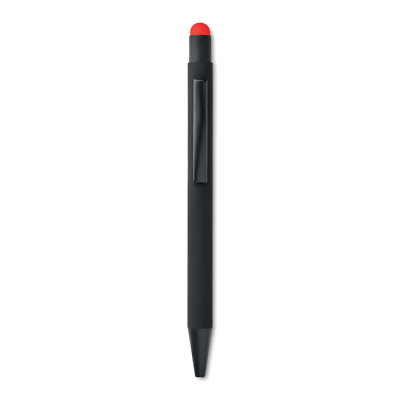 Picture of ALUMINIUM METAL STYLUS PEN in Red.