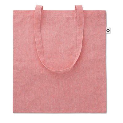 Picture of 140G RECYLED FABRIC BAG in Red.