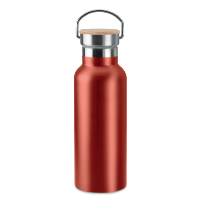 Picture of DOUBLE WALL FLASK 500 ML in Red