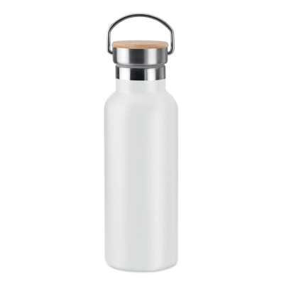 Picture of DOUBLE WALL FLASK 500 ML in White.