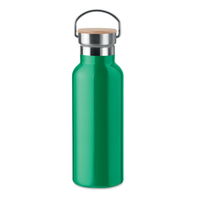 Picture of DOUBLE WALL FLASK 500 ML in Green.