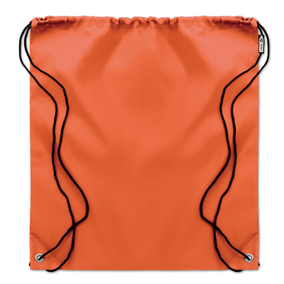 Picture of 190T RPET DRAWSTRING BAG in Orange