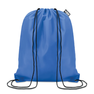 Picture of 190T RPET DRAWSTRING BAG in Royal Blue