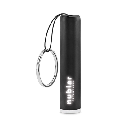 Picture of PLASTIC LIGHT UP LOGO TORCH in Black