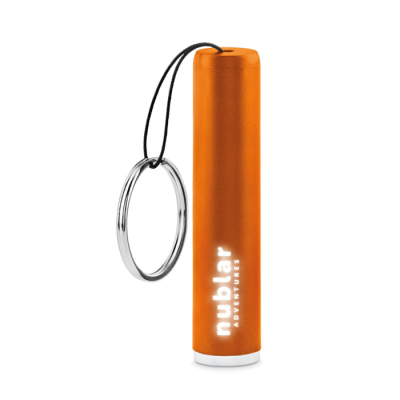 Picture of PLASTIC LIGHT UP LOGO TORCH in Orange