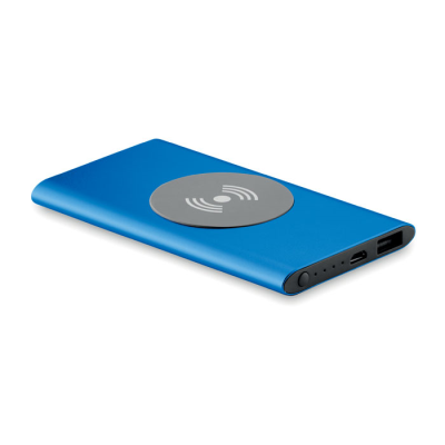 Picture of CORDLESS POWER BANK 4000MAH in Blue.