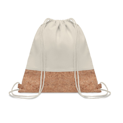 Picture of 160GR & M² COTTON DRAWSTRING BAG in Brown