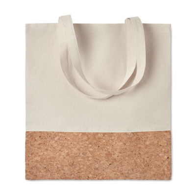 Picture of 140GR & M² COTTON SHOPPER TOTE BAG in Brown.