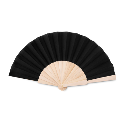 Picture of MANUAL HAND FAN in Black.