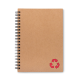 Picture of MINERAL PAPER NOTE BOOK 70 LINE in Red