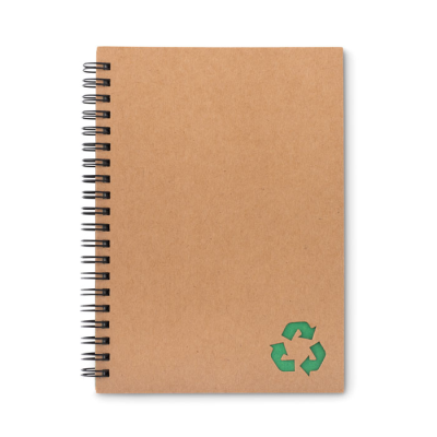 Picture of STONE PAPER NOTE BOOK 70 LINED in Green