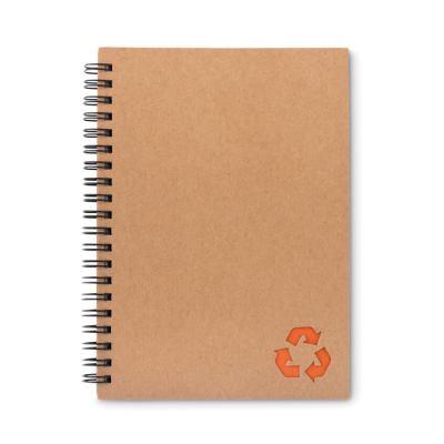 Picture of STONE PAPER NOTE BOOK 70 LINED in Orange.