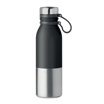 Picture of DOUBLE WALL FLASK 600 ML in Black.