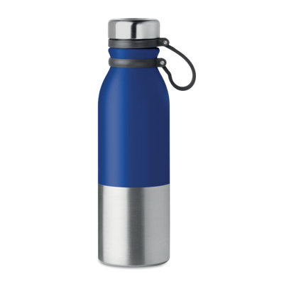 Picture of DOUBLE WALL FLASK 600 ML in Blue.