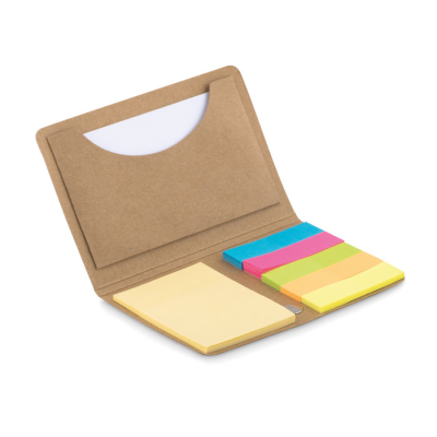 Picture of CARD HOLDER with Memo Set in Brown