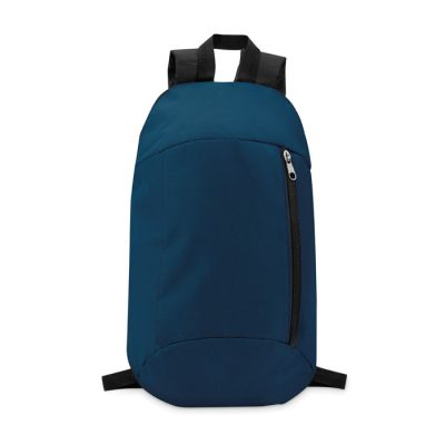 Picture of BACKPACK RUCKSACK with Front Pocket in Blue.