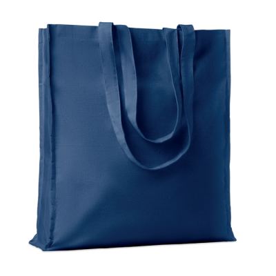 Picture of 140GR & M² COTTON SHOPPER TOTE BAG in Blue