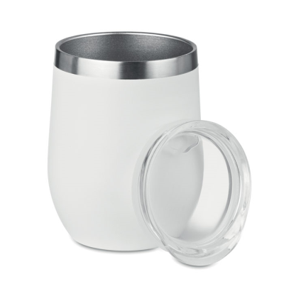 Picture of DOUBLE WALL MUG 300ML in White.