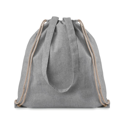 Picture of 140G RECYCLED FABRIC BAG in Grey.