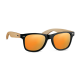 SUNGLASSES with Bamboo Arms in Orange image 2