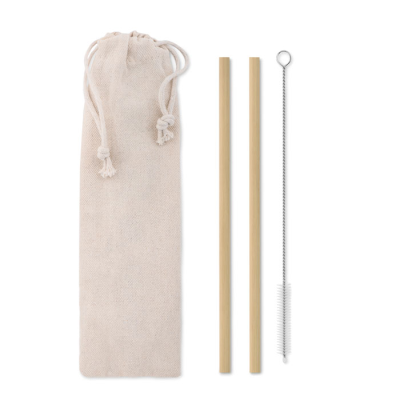 Picture of BAMBOO STRAW W & BRUSH in Pouch