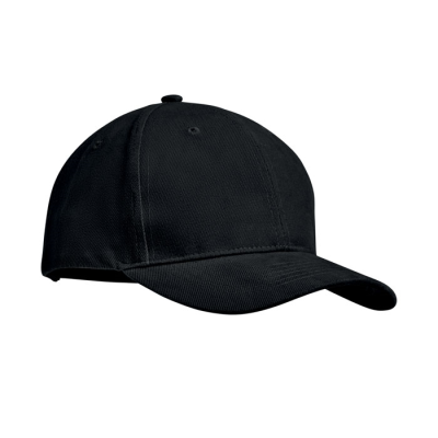 Picture of BRUSHED HEAVY COTTON 6 PANEL BA in Black