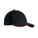 Picture of BRUSHED HEAVY COTTON 6 PANEL BA in Black