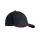 Picture of BRUSHED HEAVY COTTON 6 PANEL SA in Red