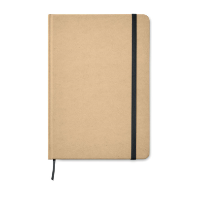 Picture of A5 RECYCLED NOTE BOOK 80 LINED in Black