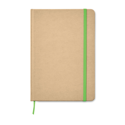 Picture of A5 RECYCLED NOTE BOOK 80 LINED in Green