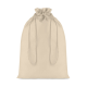 Picture of LARGE COTTON DRAW CORD BAG in Brown