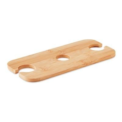 Picture of BAMBOO WINE HOLDER FOR 2 GLASSE