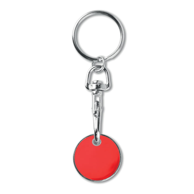 Picture of KEYRING TOKEN (‚¬URO TOKEN) in Red.