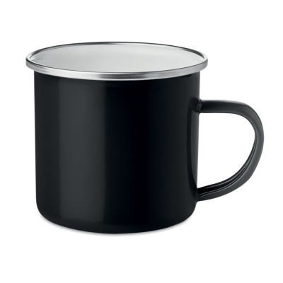 Picture of METAL MUG with Enamel Layer in Black
